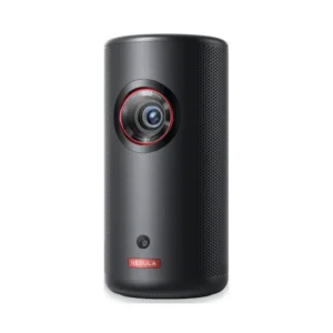 Nebula Capsule 3 Laser mini projector front view on white background