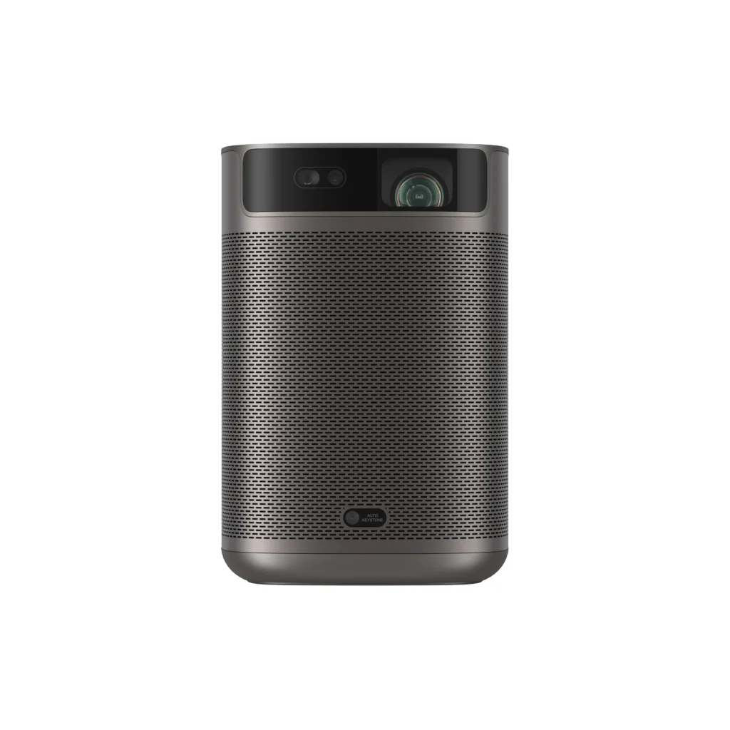XGIMI MoGo 2 Pro portable mini projector connected to power bank